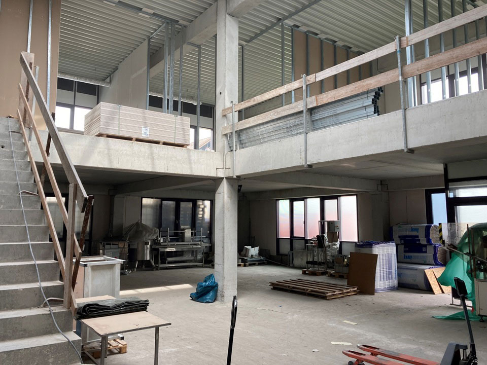 Ausbau des Verwaltungsgebäudes