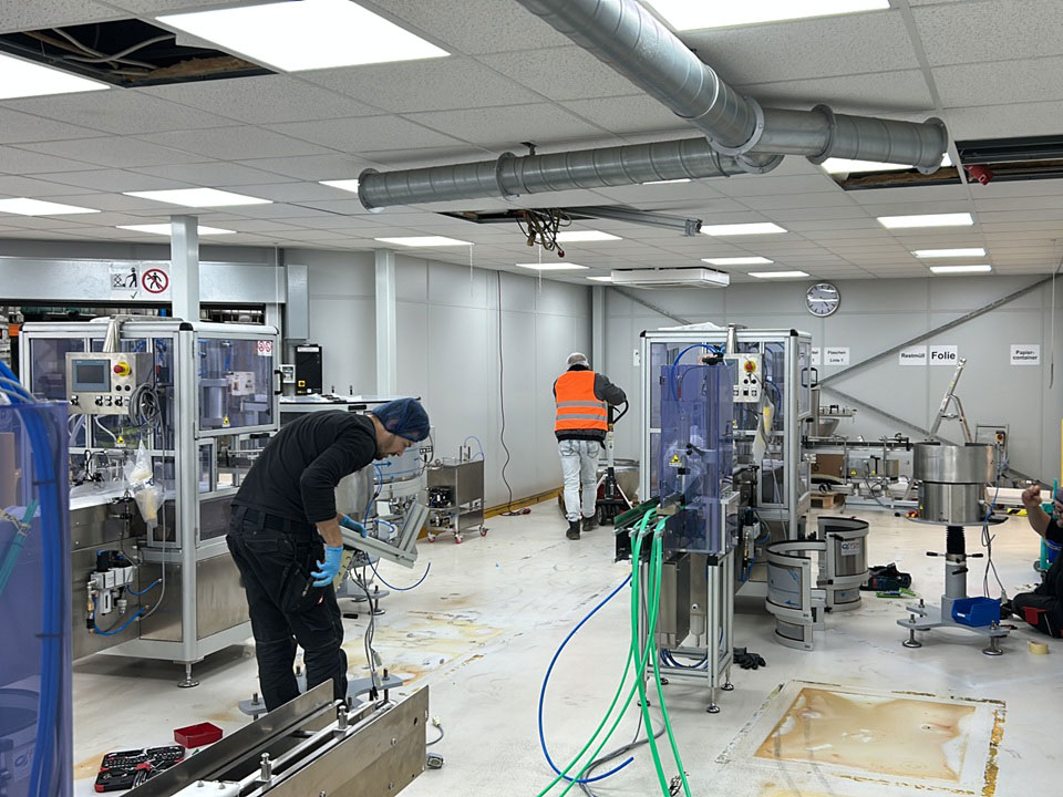 Aufbau zweier neuen Linien